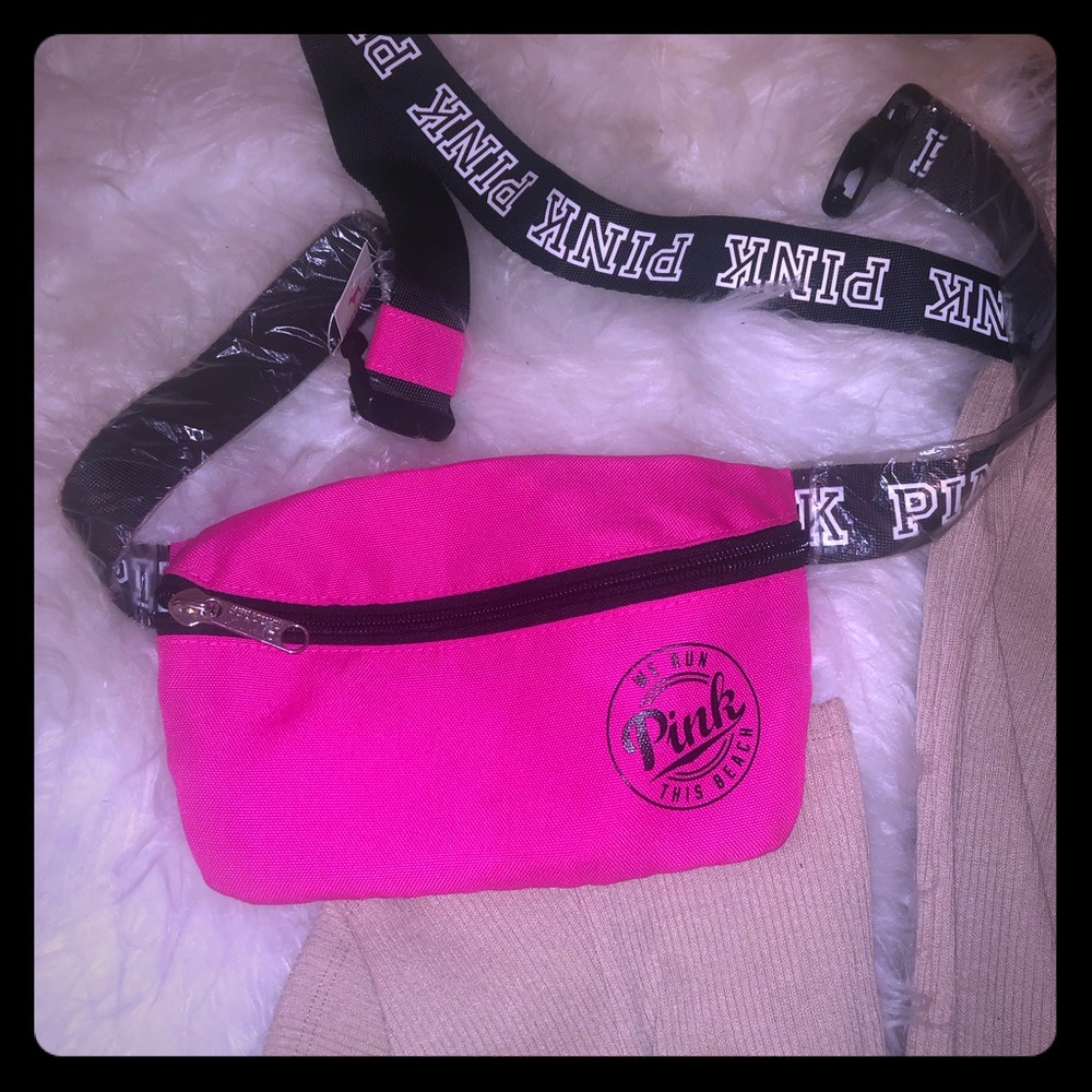 Pink fanny pack